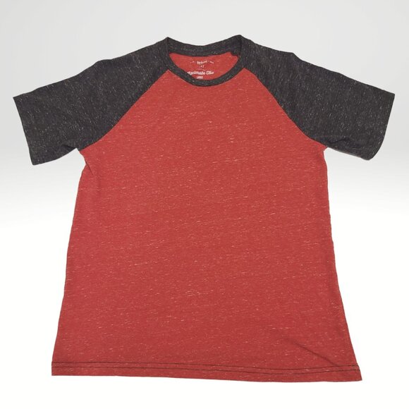Urban Pipeline Ultimate Tee – Raglan Red & Charcoal – Size L - Picture 5 of 7